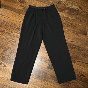 Giorgio Armani Vintage 80s 90s Black Balloon High Waisted Women’s Trousers Pants